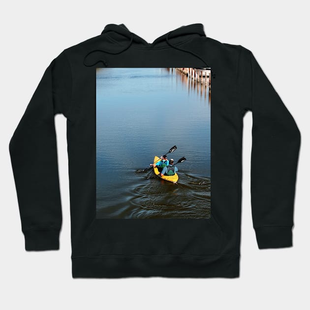 Kayaking Hoodie by EileenMcVey